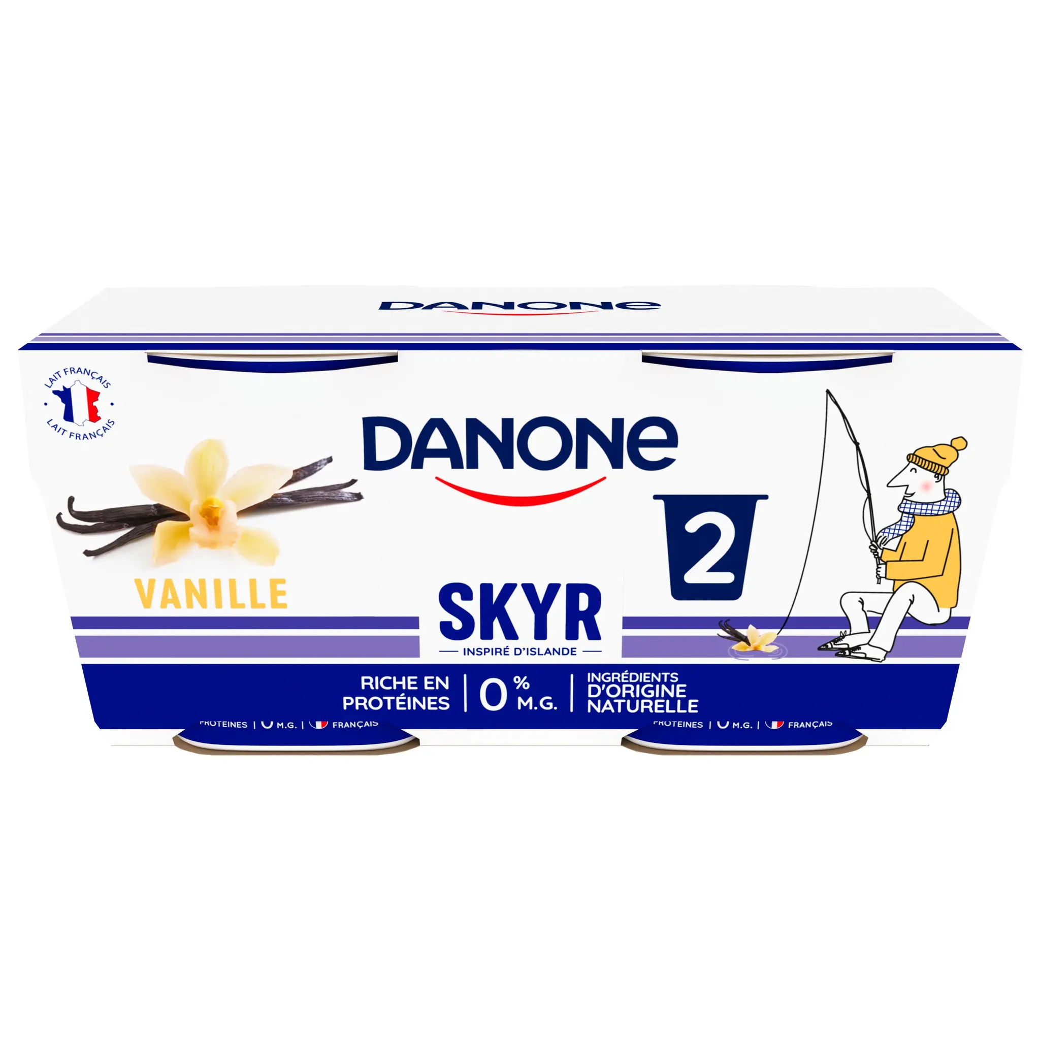 DANONE Skyr à la vanille 0% MG