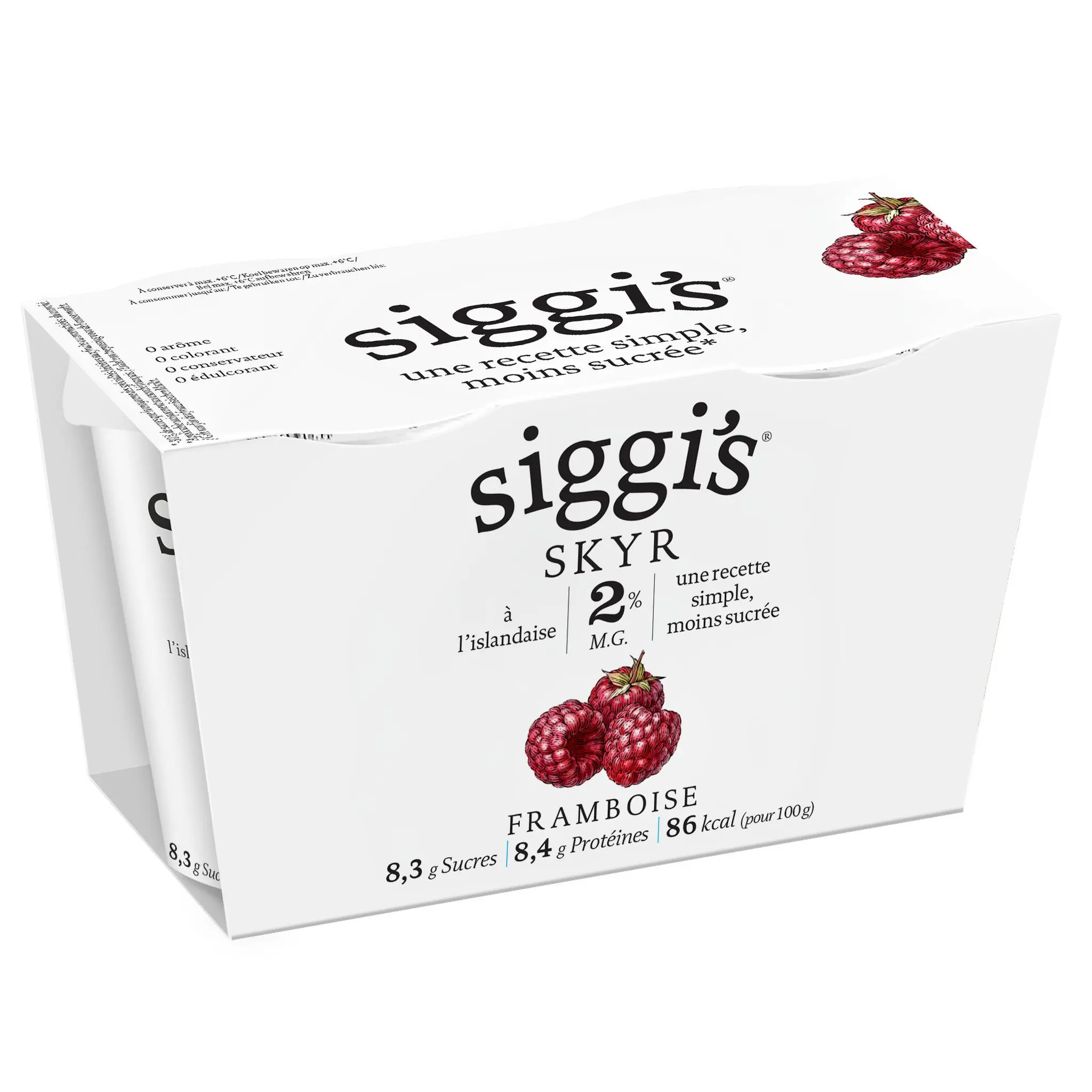 SIGGI'S Skyr à l'islandaise à la framboise