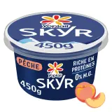 YOPLAIT Skyr brassé aromatisée pêche
