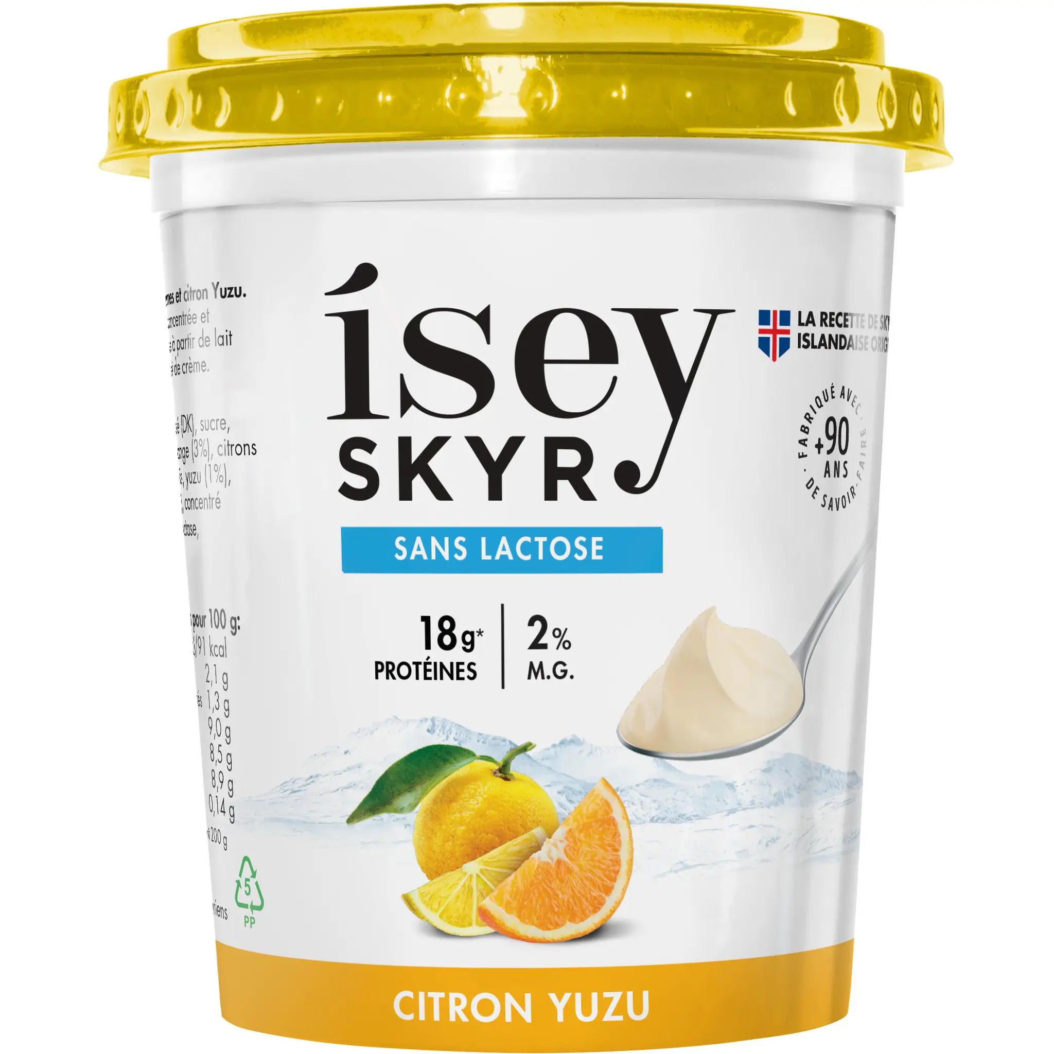 ISEY Skyr citron yuzu