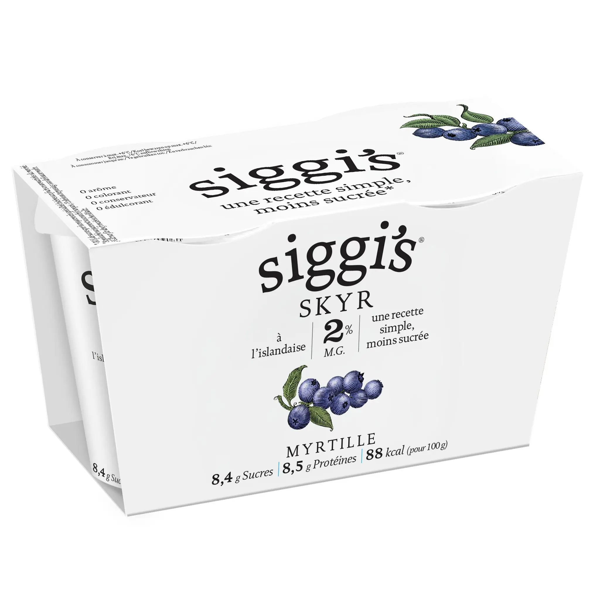 SIGGI'S Skyr à l'islandaise à la myrtille