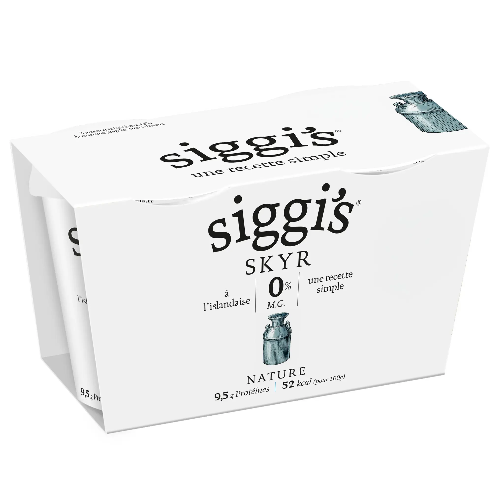 SIGGI'S Skyr à l'islandaise nature