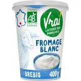 VRAI Fromage blanc au lait de brebis bio