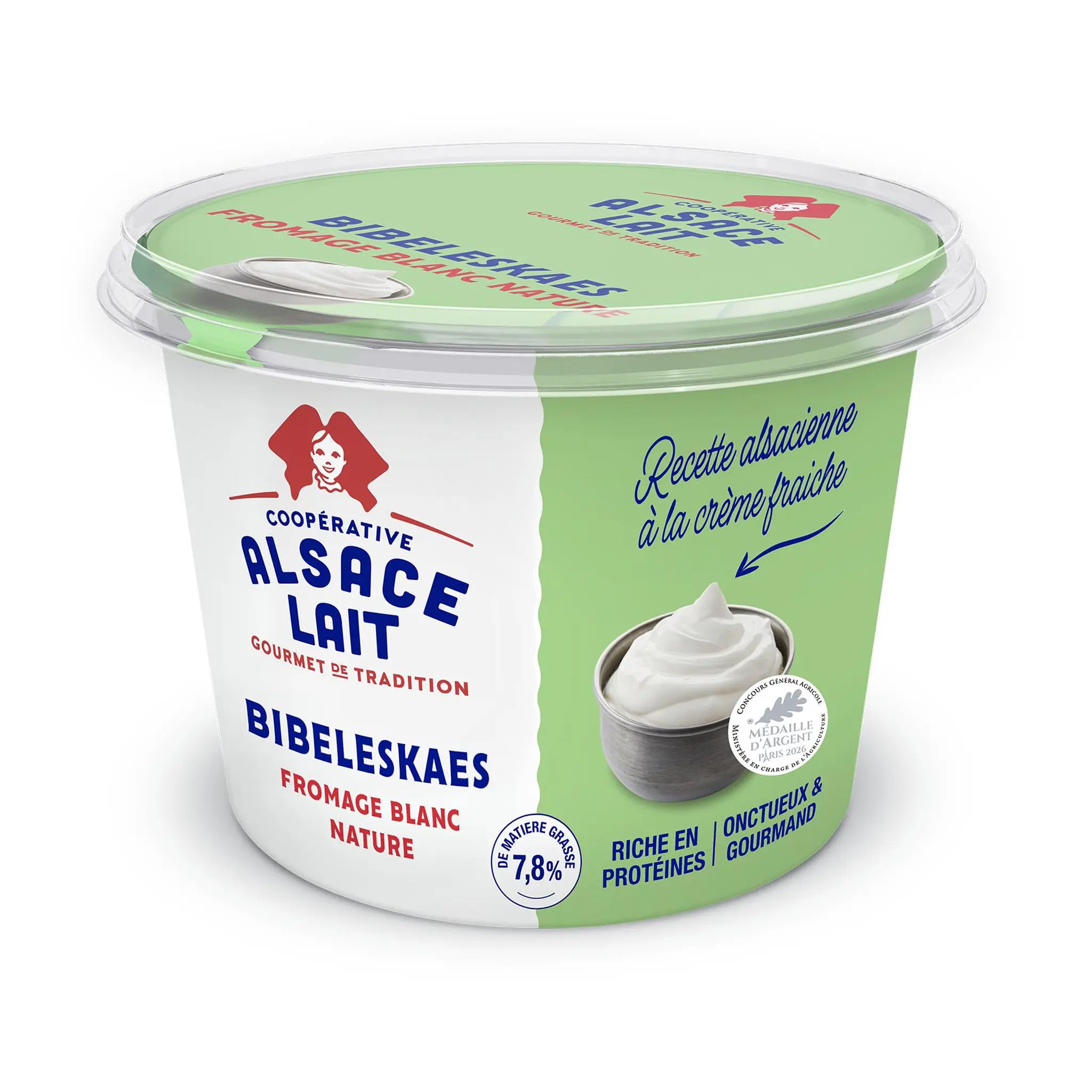 ALSACE LAIT Fromage blanc nature au lait entier