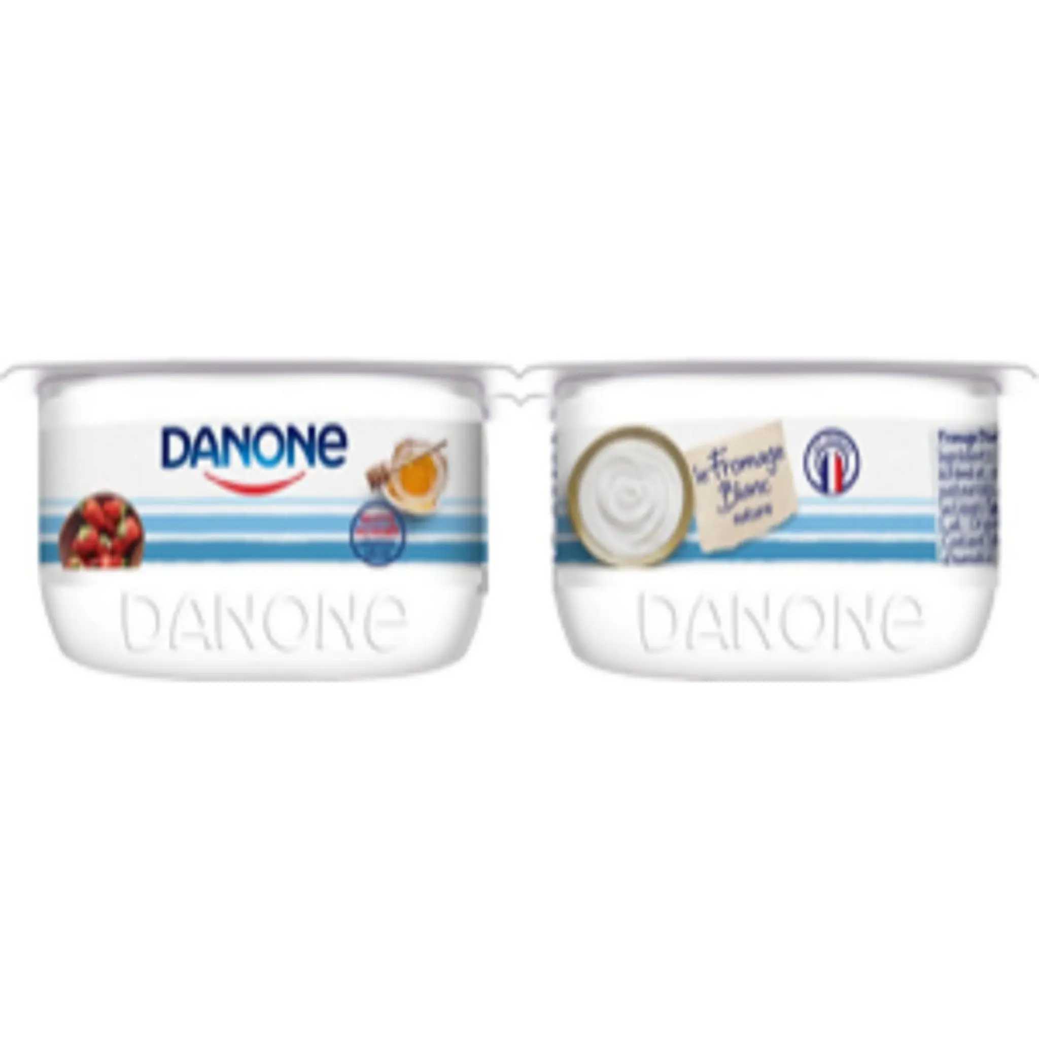 DANONE Fromage blanc nature 3,2% MG