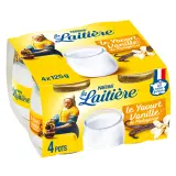 LA LAITIERE Yaourt au lait entier vanille de Madagascar