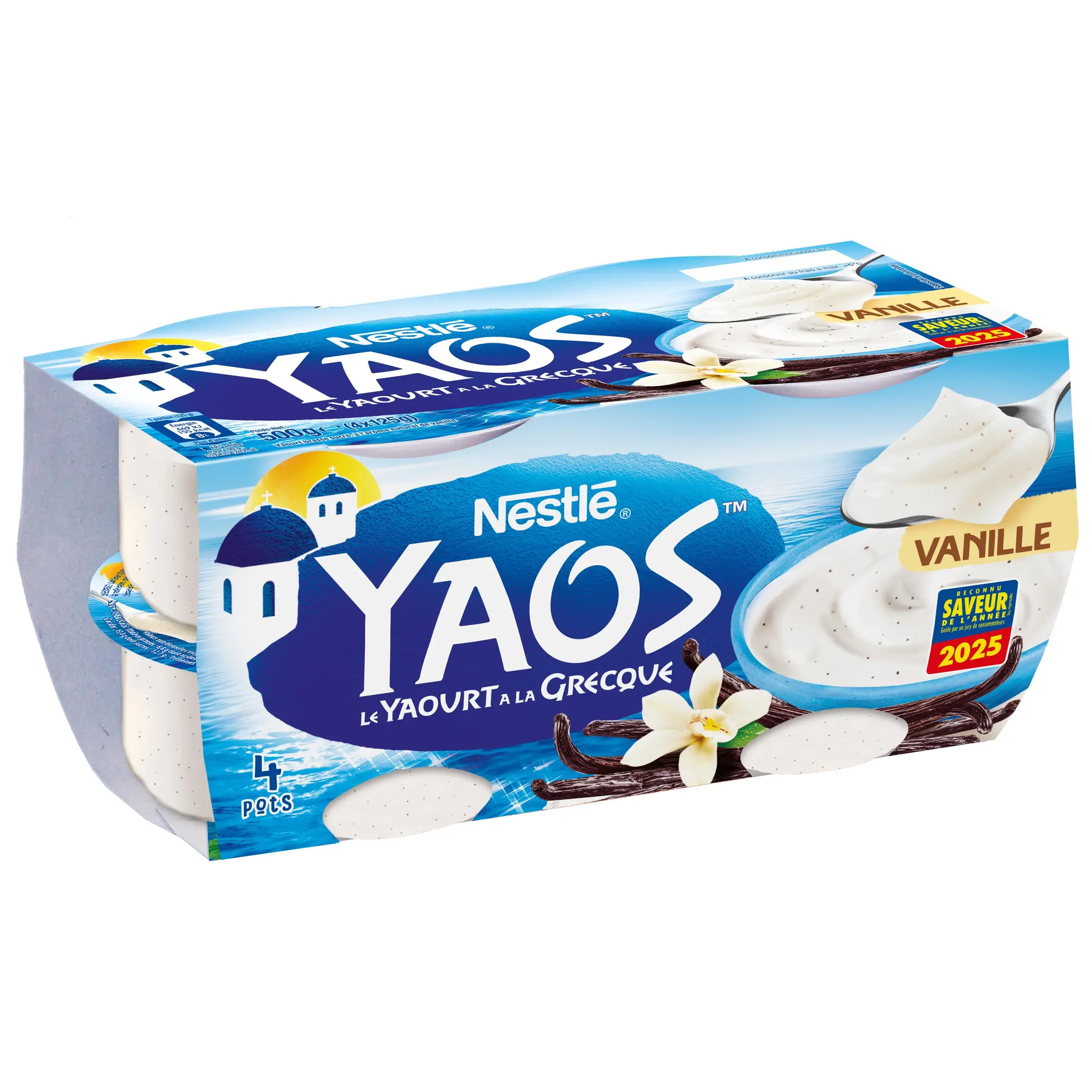 YAOS Yaourt à la grecque à la vanille