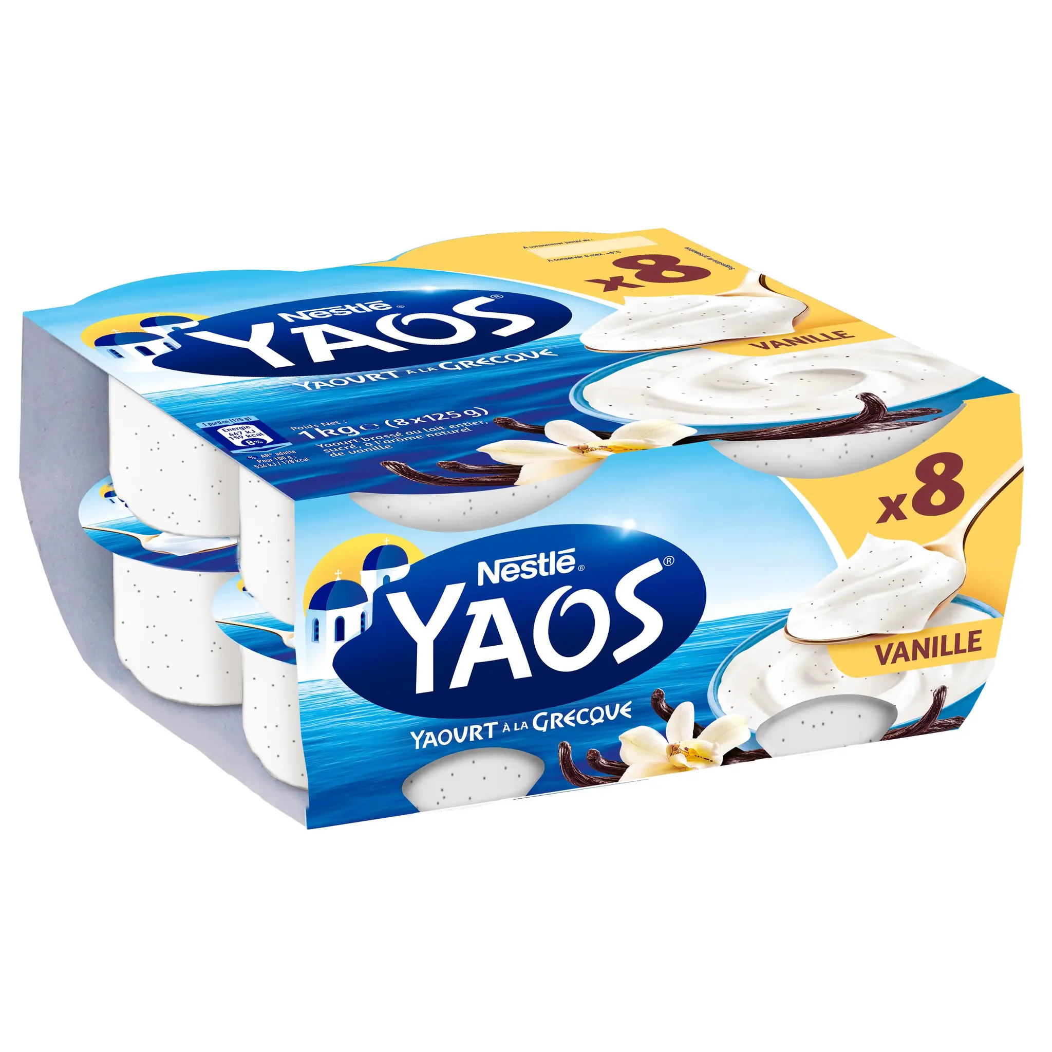 YAOS Yaourt à la grecque à la vanille