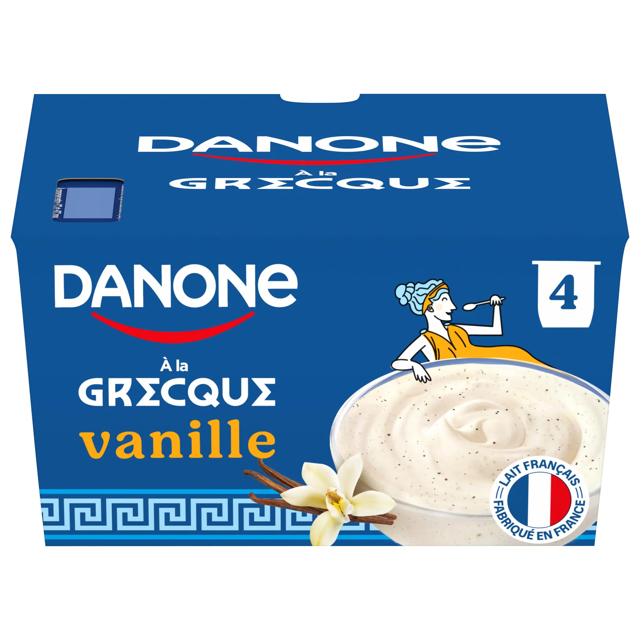 DANONE Yaourt à la grecque à la vanille
