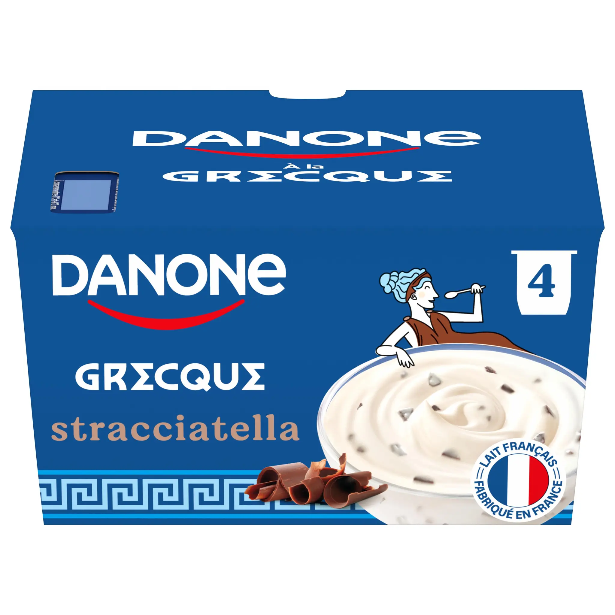 DANONE Yaourt à la grecque stracciatella