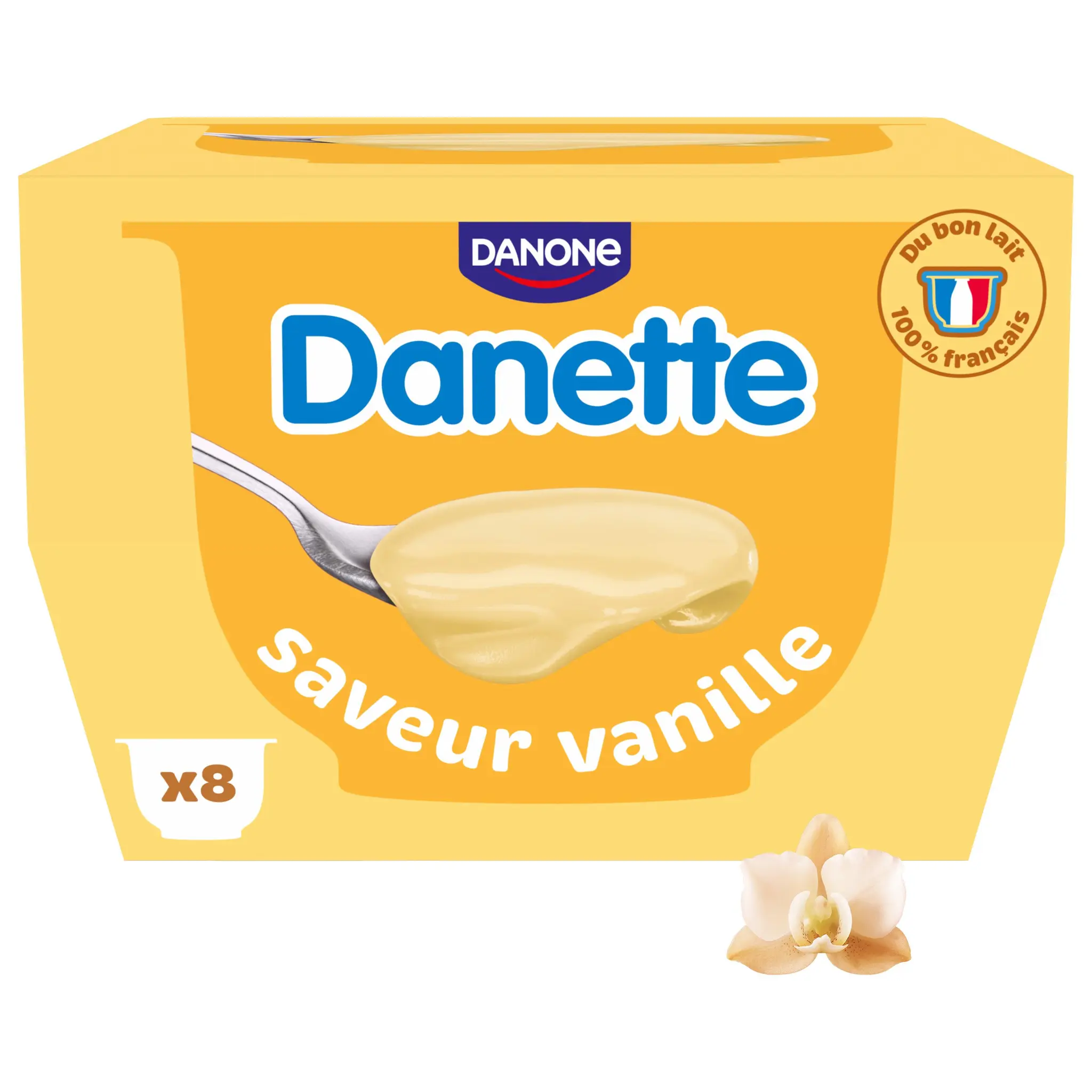 DANETTE Crème dessert à la vanille