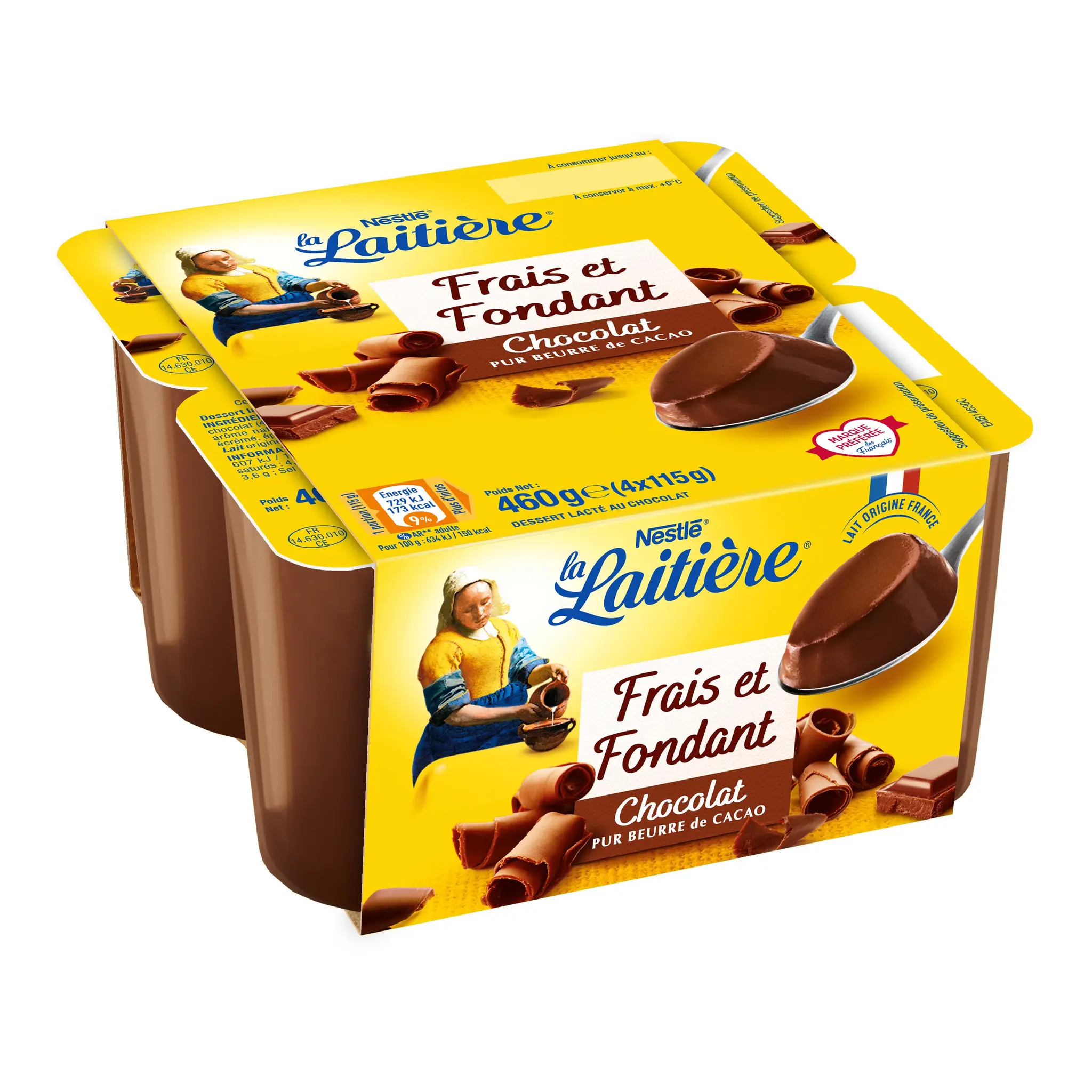 LA LAITIERE Fondant au chocolat