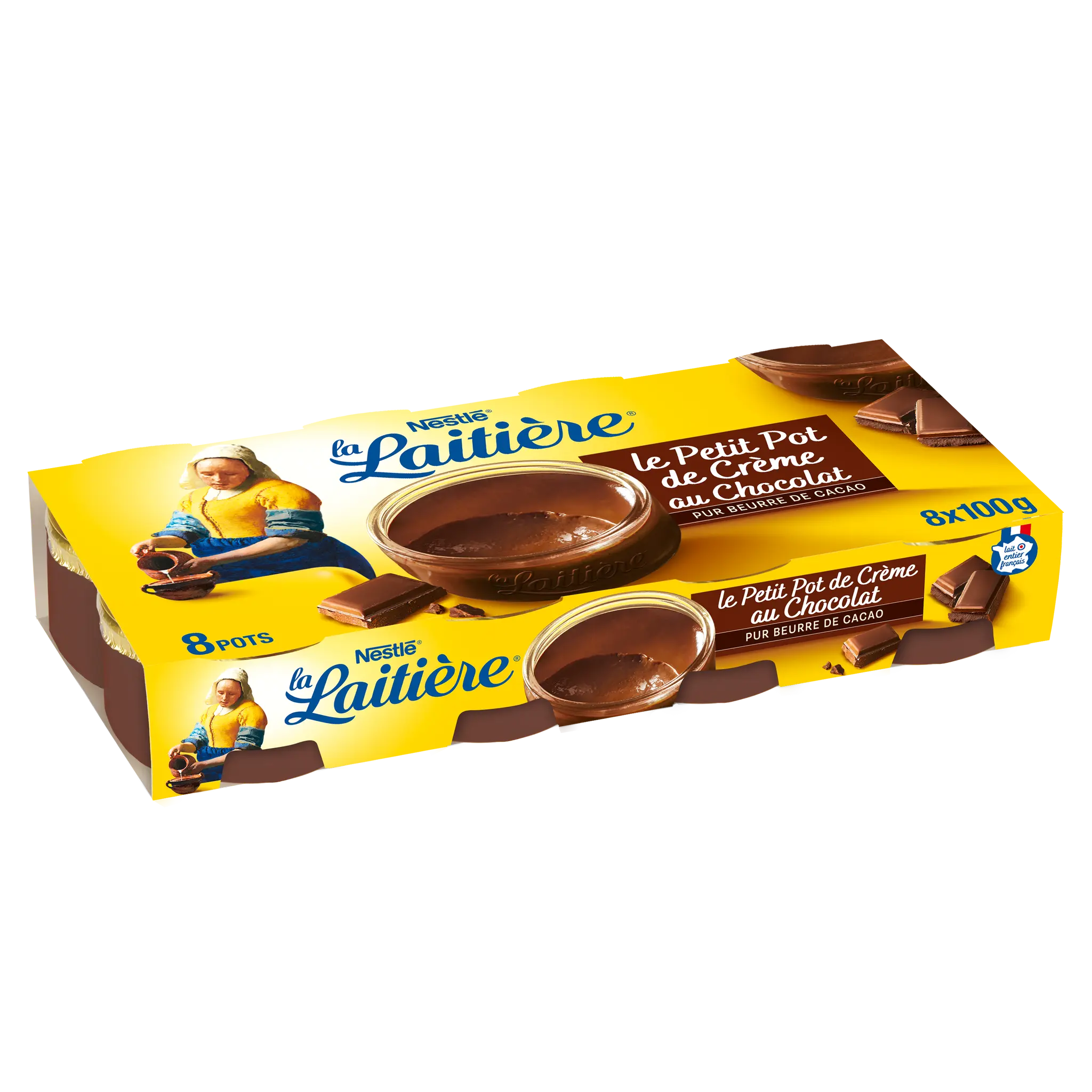 LA LAITIERE Petit pot de crème au chocolat