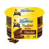 LA LAITIERE Feuilleté de mousse au chocolat