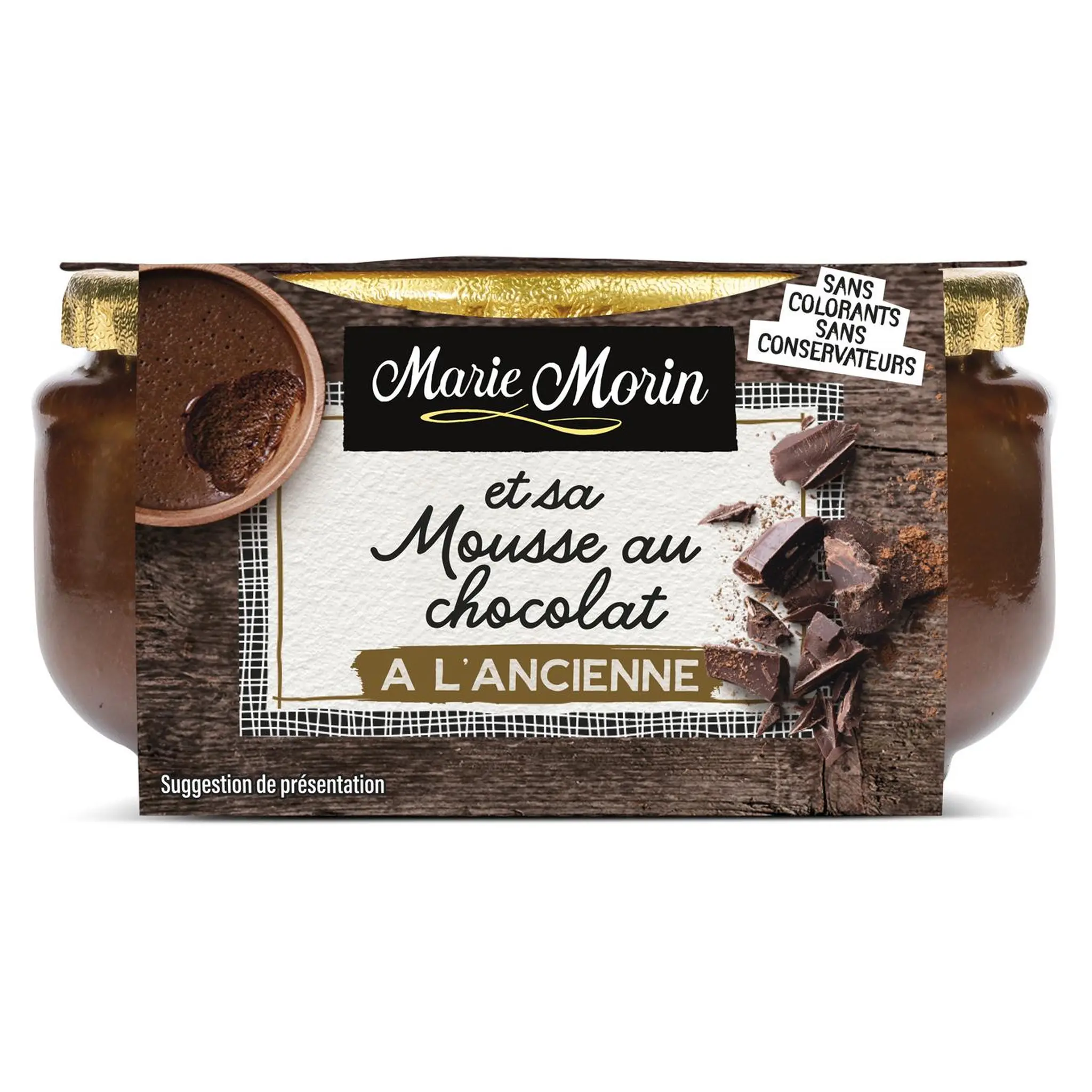 MARIE MORIN Mousse au chocolat à l'ancienne