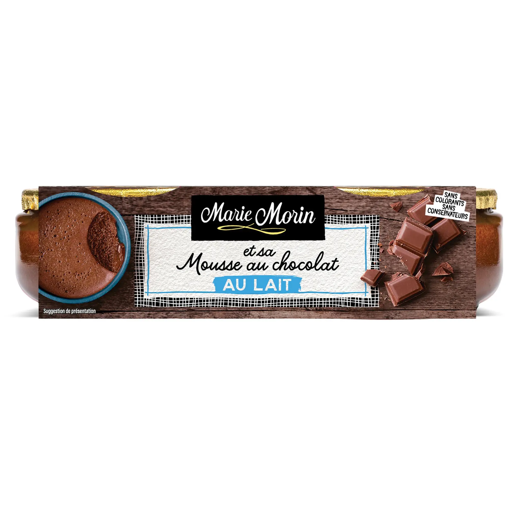 MARIE MORIN Mousse au chocolat au lait