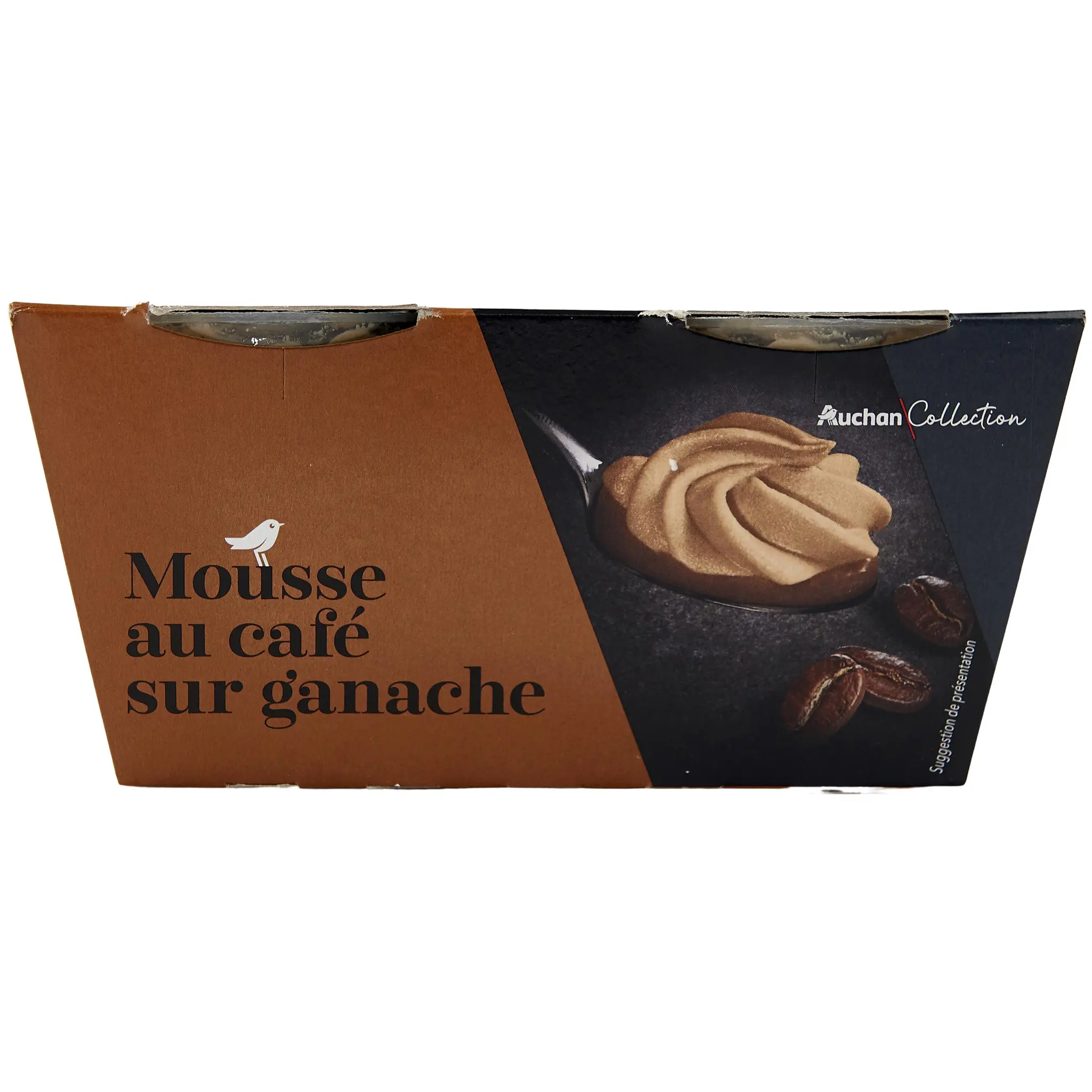 AUCHAN COLLECTION Mousse au café sur ganache café