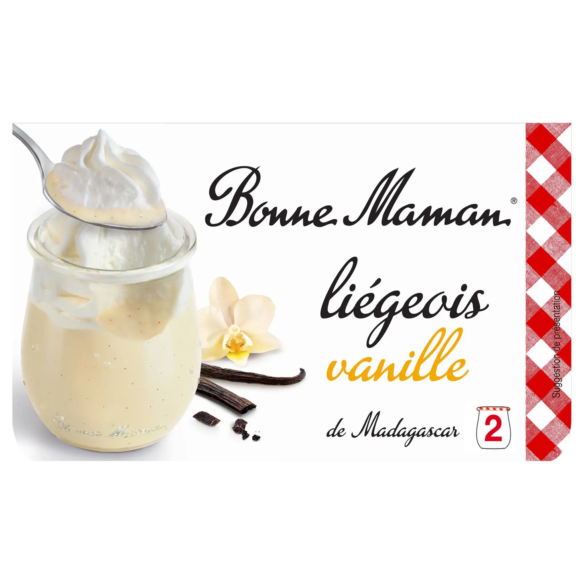 BONNE MAMAN Liégeois à la vanille de Madagascar