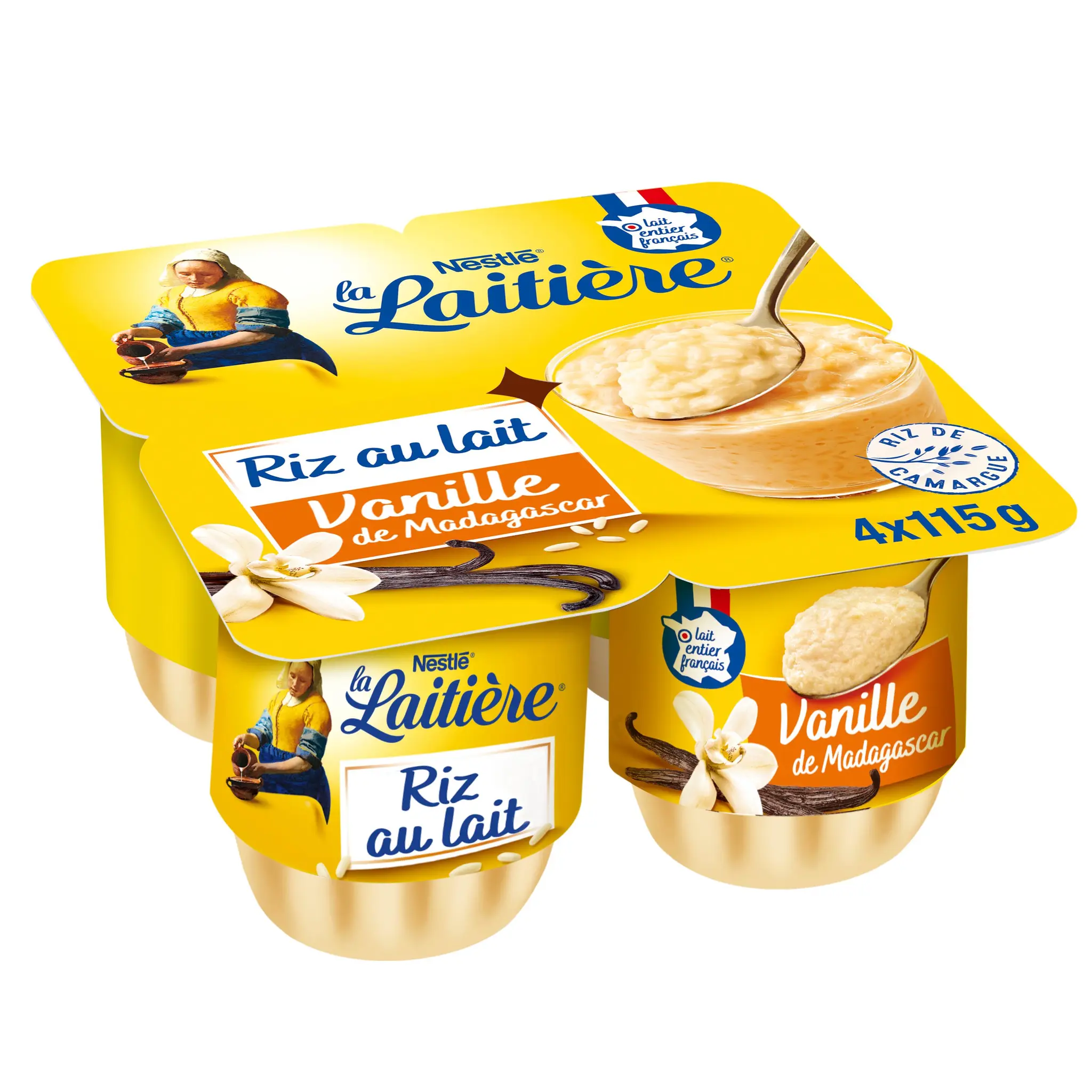 LA LAITIERE Riz au lait à la vanille