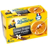 LA LAITIERE Crème brûlée saveur vanille