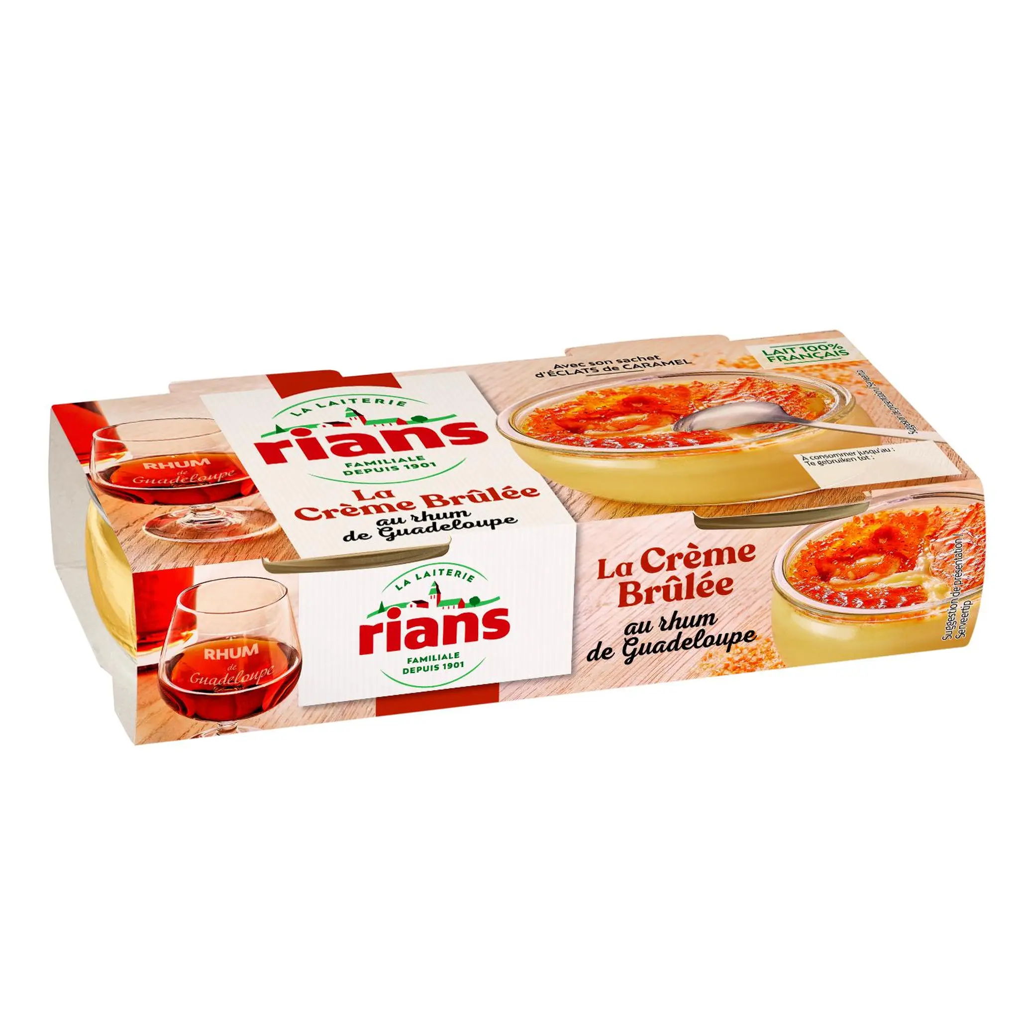 RIANS Crème brûlée au rhum