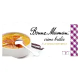 BONNE MAMAN Crème brûlée à la vanille naturelle