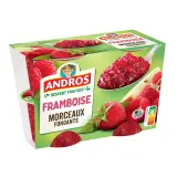 ANDROS Spécialité framboise avec morceaux fondants