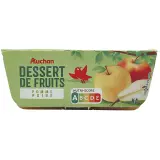 AUCHAN Spécialité pomme poire