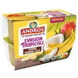 ANDROS Evasion tropicale Compote pomme banane coco