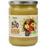 AUCHAN BIO Purée de pomme vanille sans sucres ajoutés en bocal