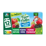 POM'POTES Gourdes compotes multivariétés Les Inédits