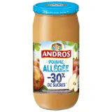 ANDROS Compote de pommes allégée bocal
