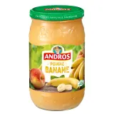 ANDROS Purée de pomme banane en bocal