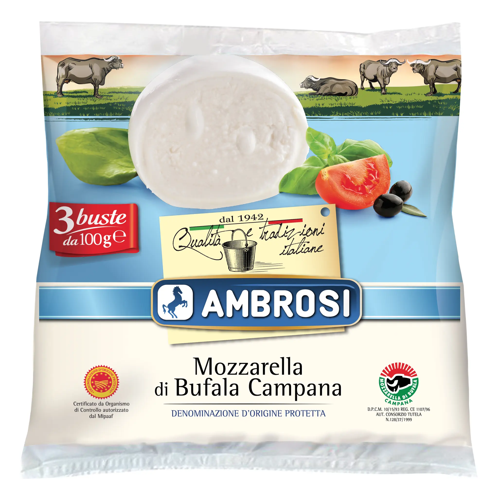 AMBROSI Mozzarella di bufala campana AOP