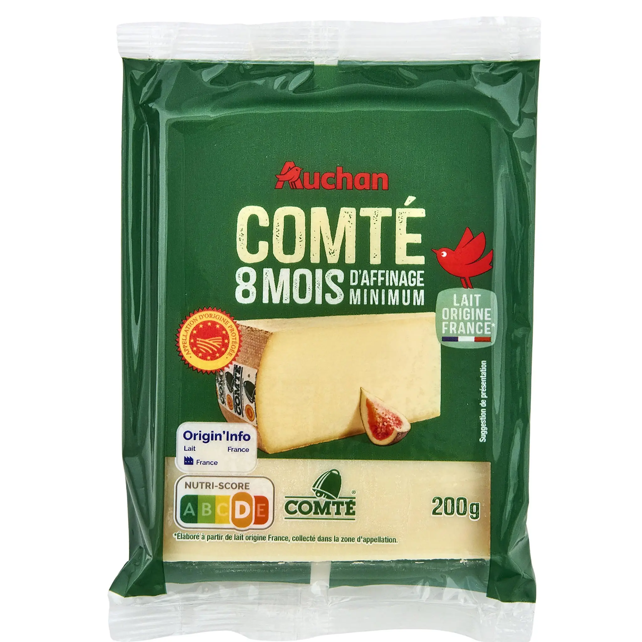AUCHAN Comté AOP 8 mois d'affinage minimum