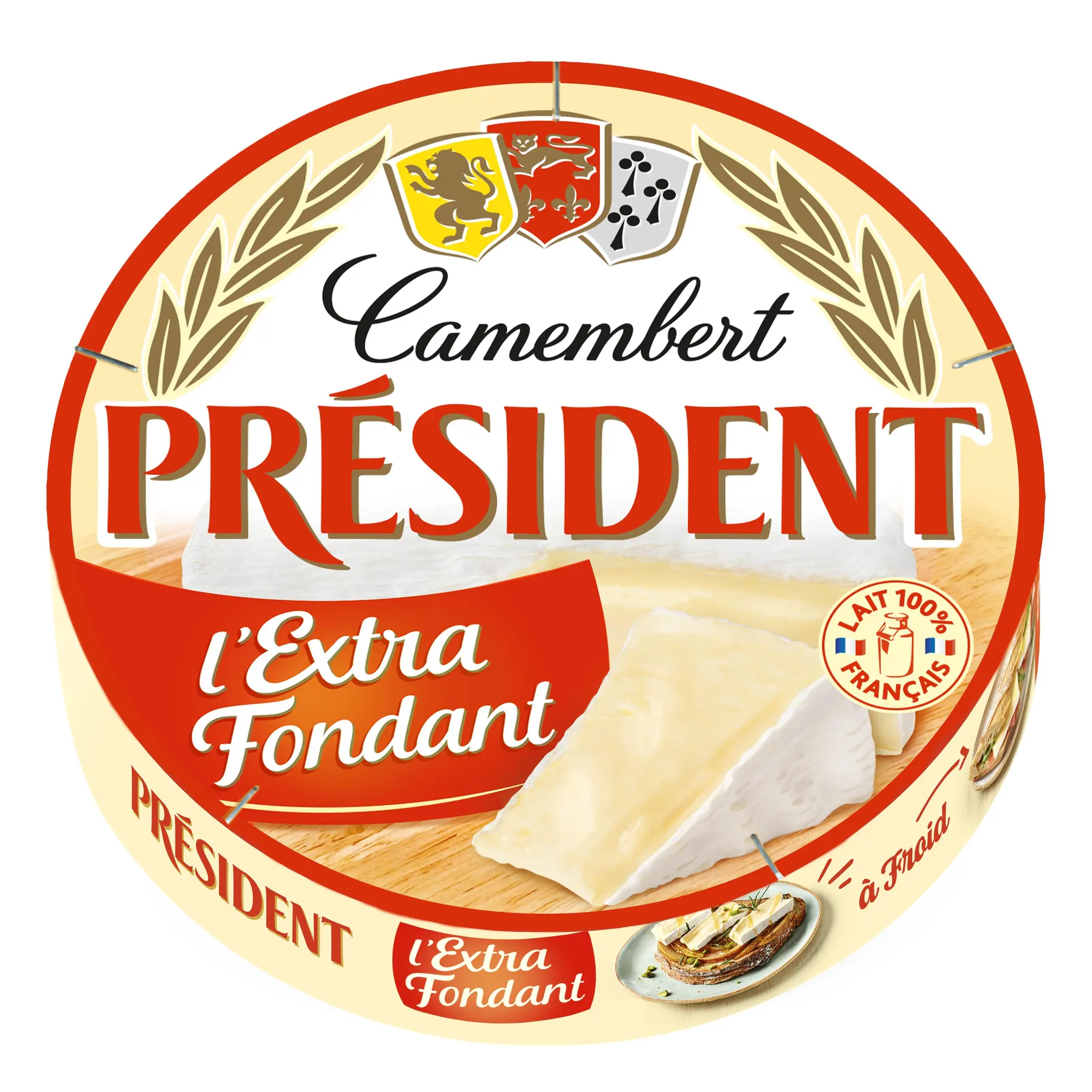 PRESIDENT Camembert l'extra fondant