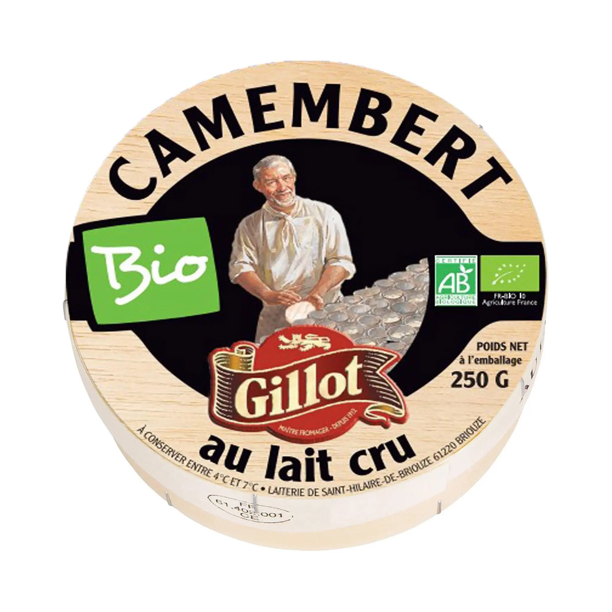 GILLOT Camembert au lait cru bio