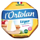L'ORTOLAN Fromage léger à pâte molle au lait de vache pasteurisé