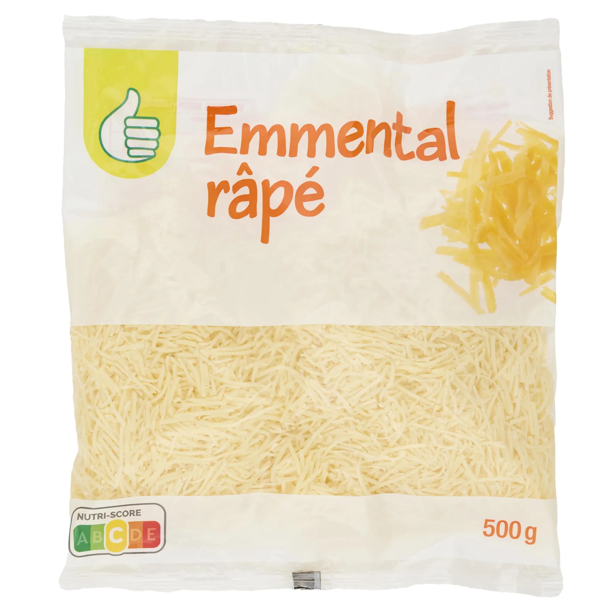 POUCE Emmental râpé prêt à l'emploi