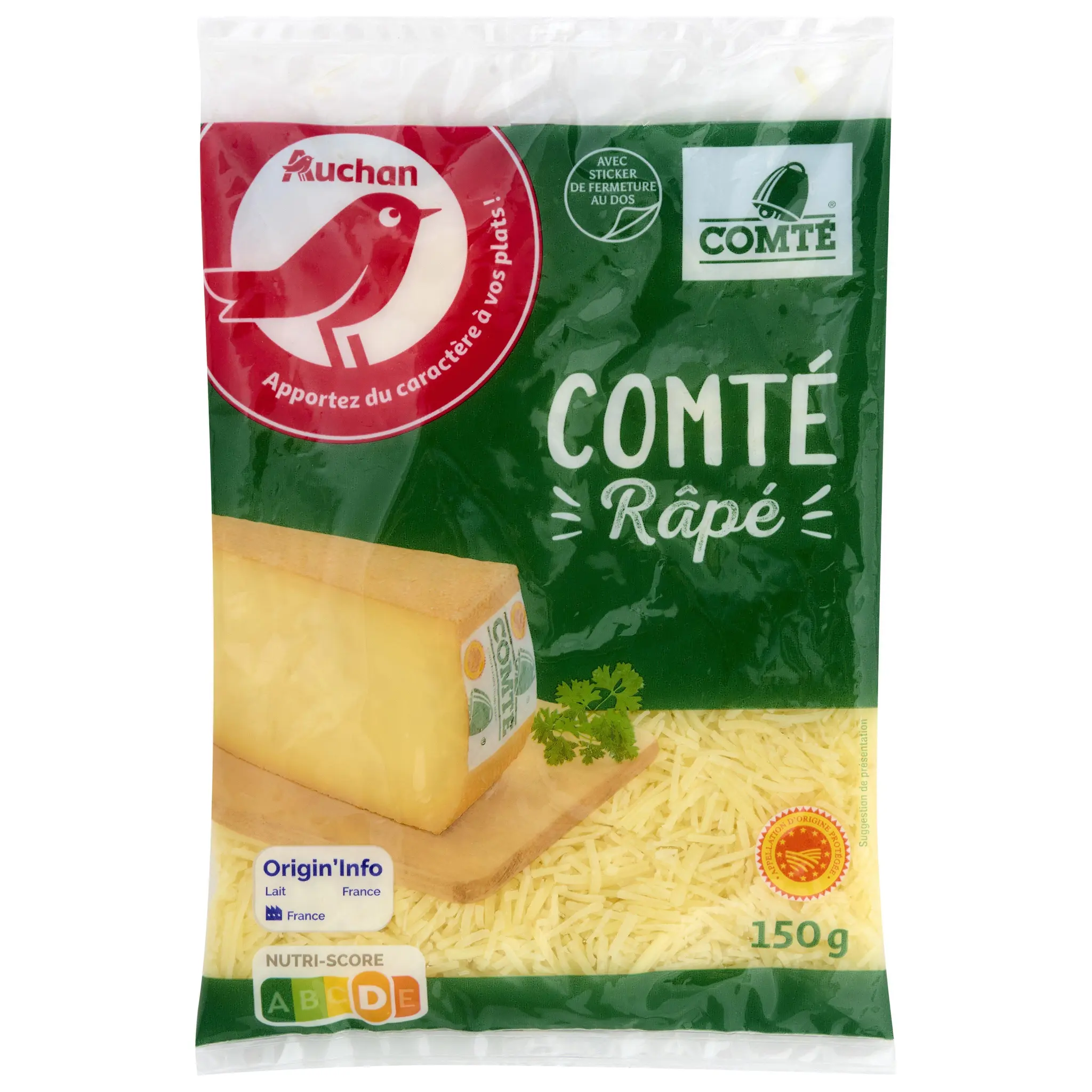 AUCHAN Comté râpé AOP