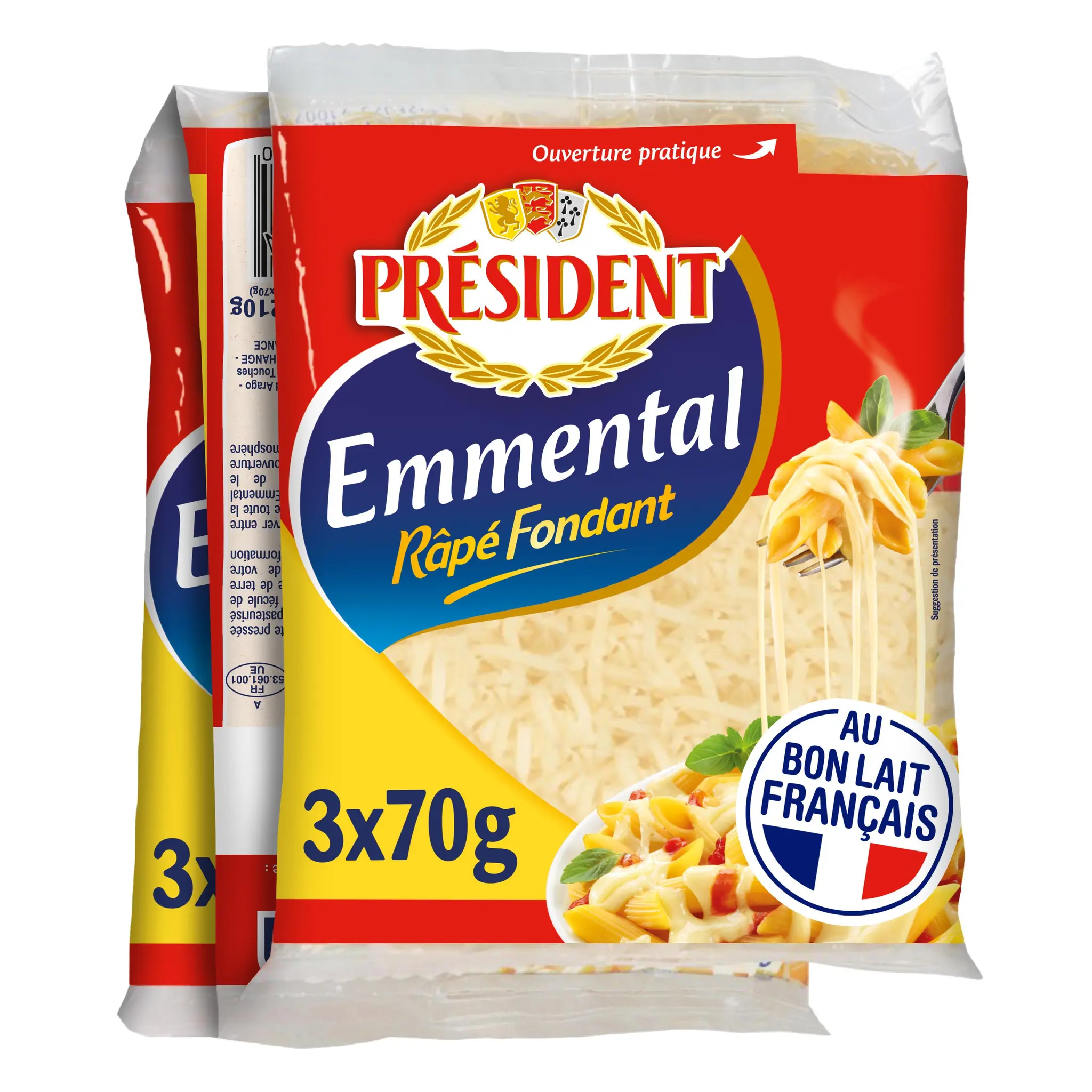 PRESIDENT Emmental râpé
