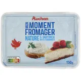 AUCHAN Fromage à tartiner nature