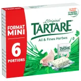 TARTARE Fromage frais à tartiner à l'ail et fines herbes