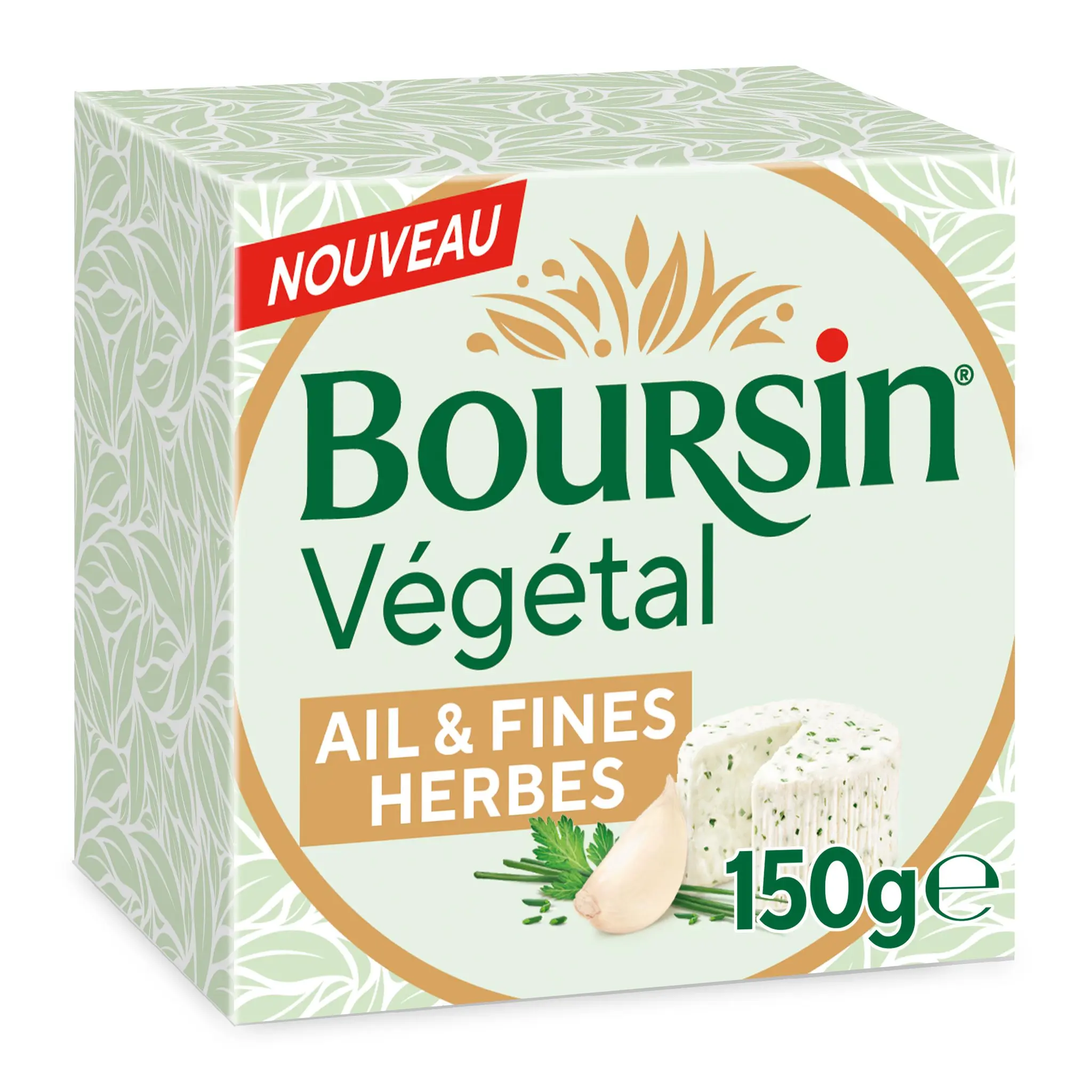 BOURSIN Fromage Végétal Ail et Fines Herbes