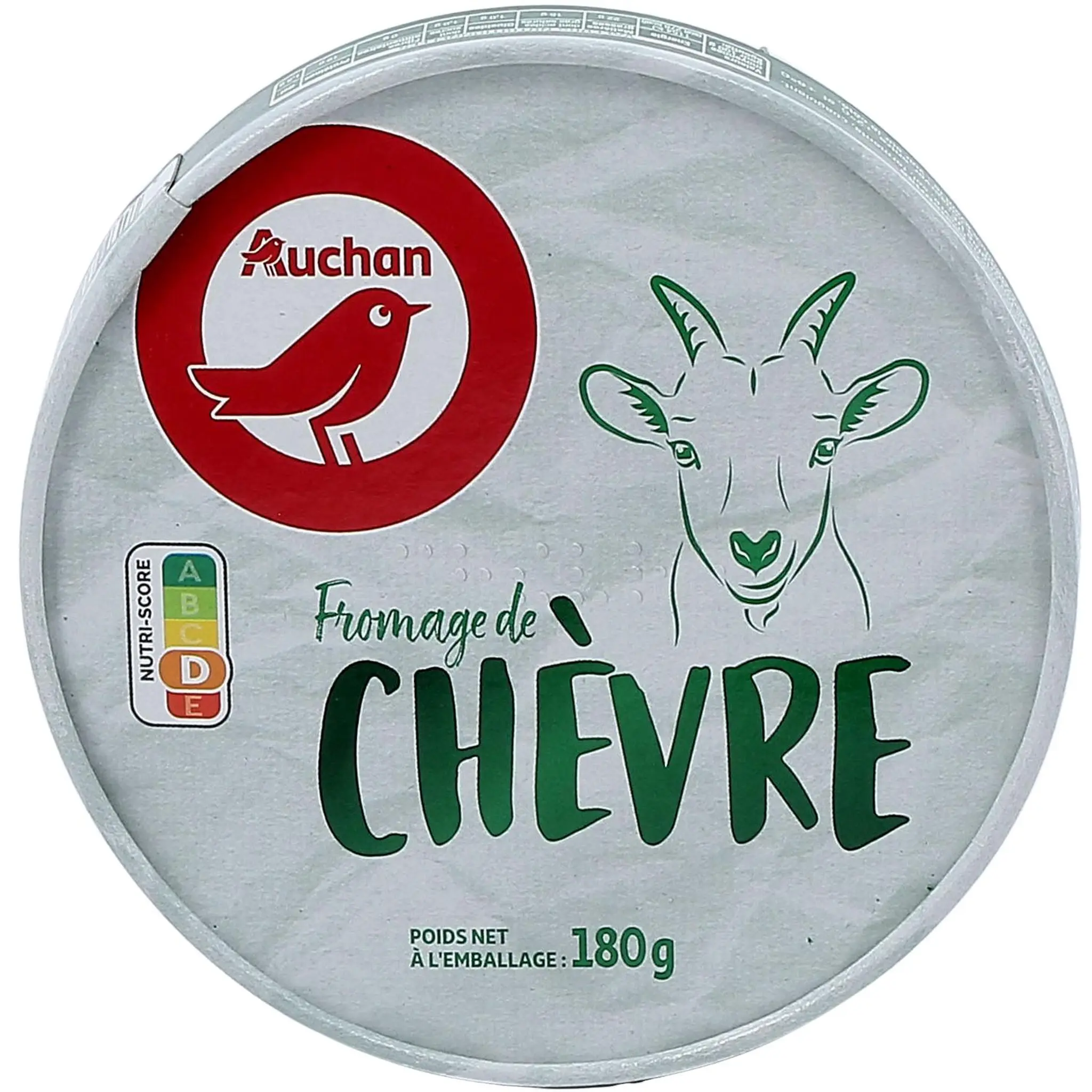AUCHAN Fromage de chèvre