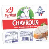 CHAVROUX Fromage de chèvre en portion à tartiner
