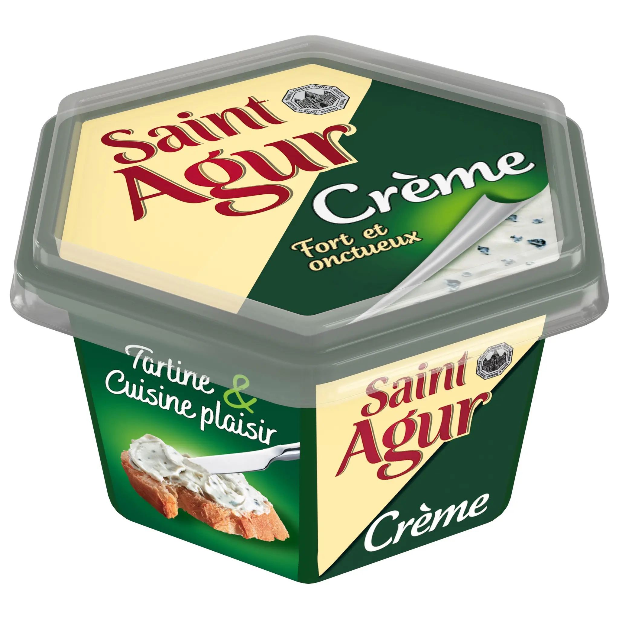 SAINT AGUR Crème de fromage persillé