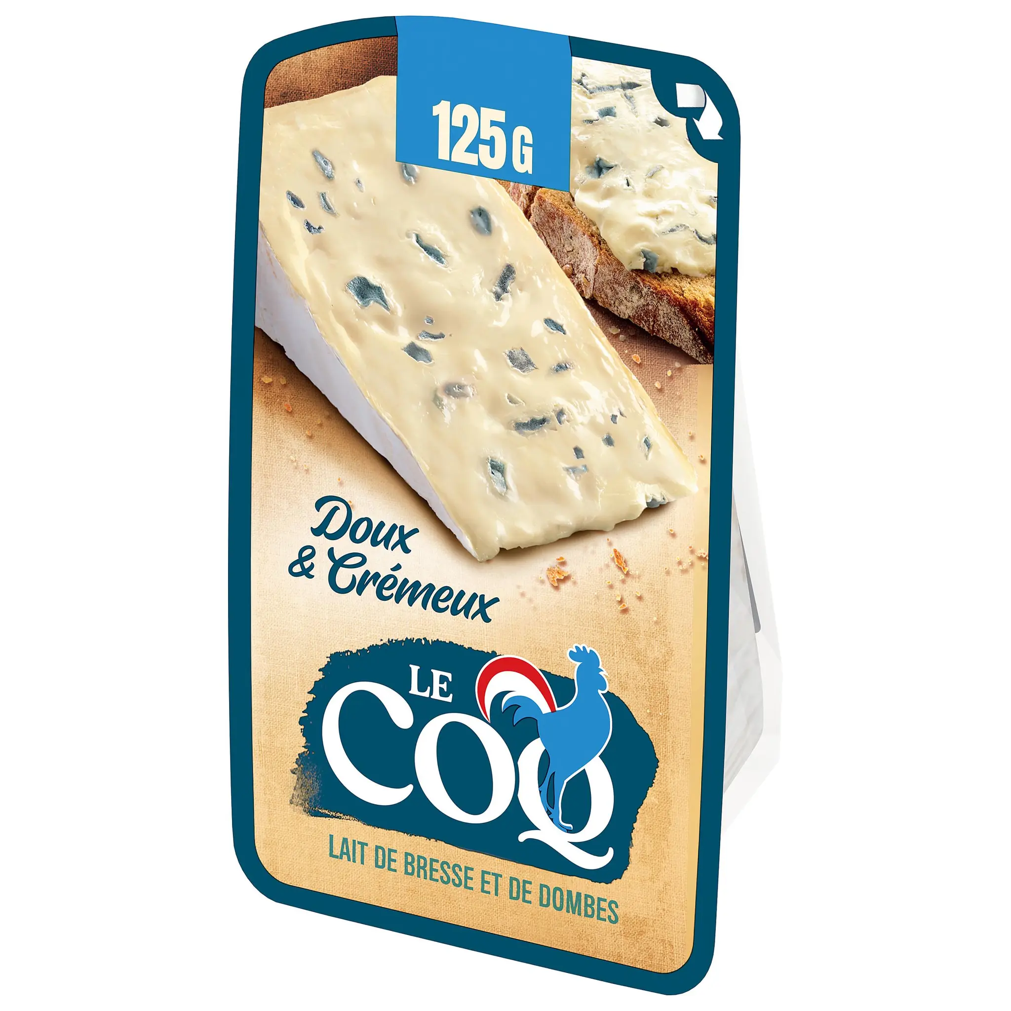 LE COQ Fromage à pate persillé doux et crémeux