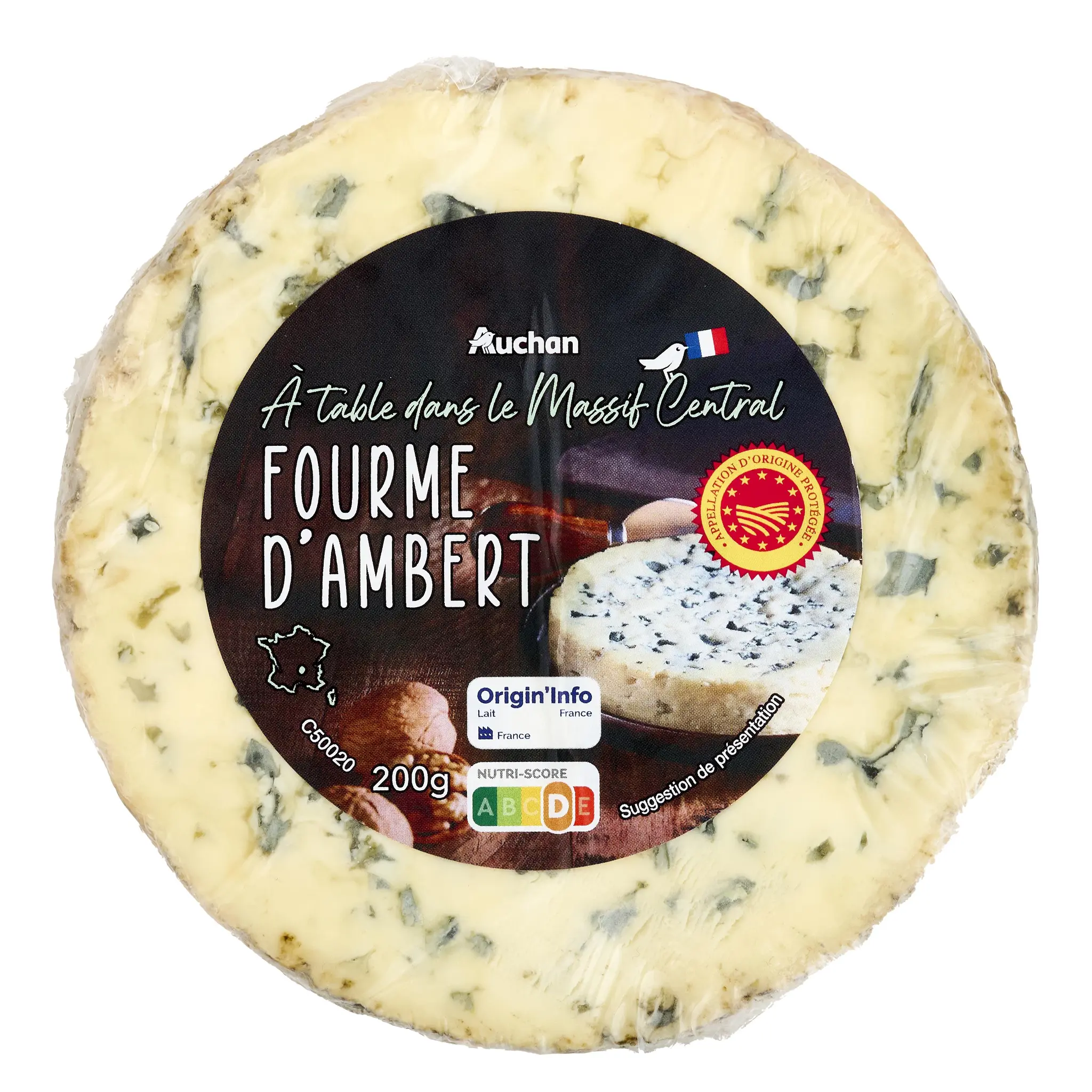 AUCHAN TERROIR Fourme d'Ambert AOP