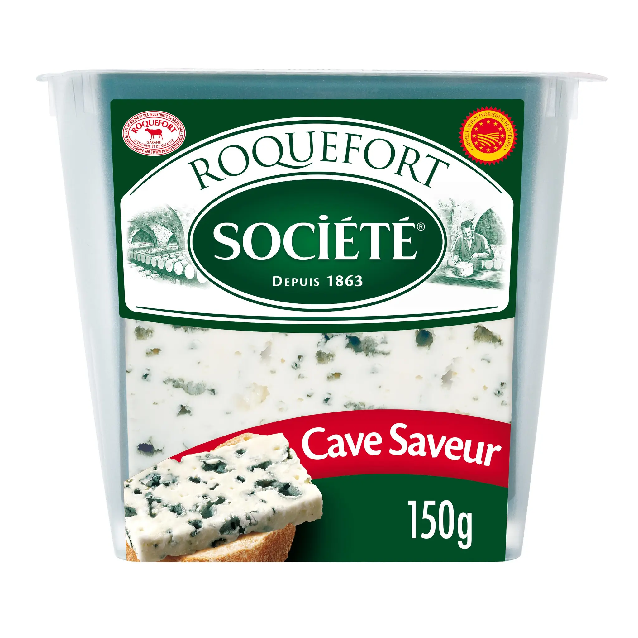 SOCIETE Roquefort AOP cave Saveur
